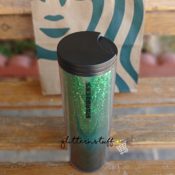 Starbucks Ombre Green  Glitter ✨ Tumbler - Picture 3 of 11